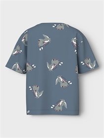 NAME IT Løs T-Shirt Valther Blue Mirage